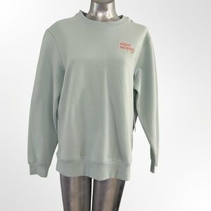 FBC Green Crewneck Sweatshirt with Red Embroidery in M - NWT